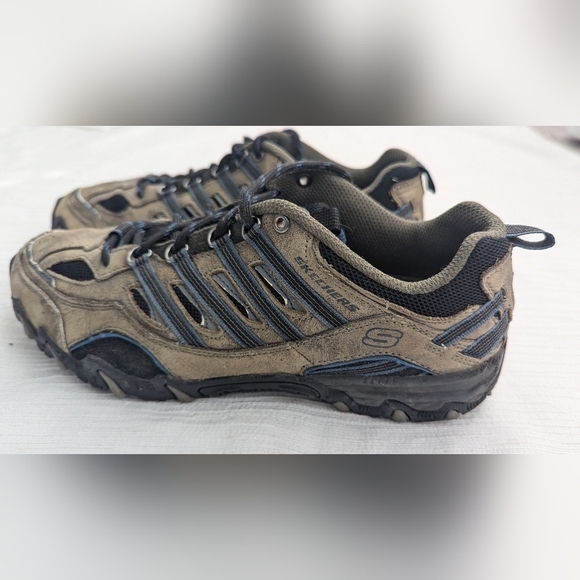 Skechers Sport Woman's Learher Hiking Trail Shoes Size 8 - Picture 1 of 11